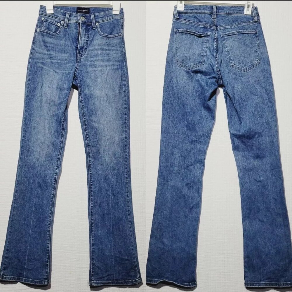 LUCKY BRAND 1999 Y2K Women's Jeans Slim Straight Size 4 27L 27 Blue